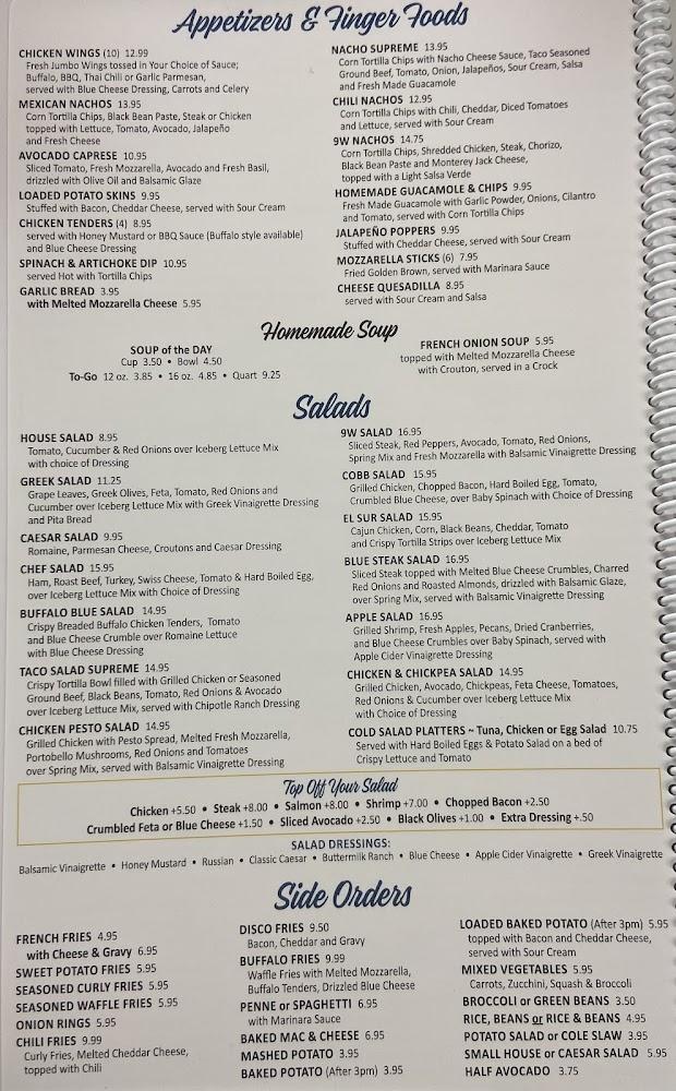 9W Diner Menu image 3