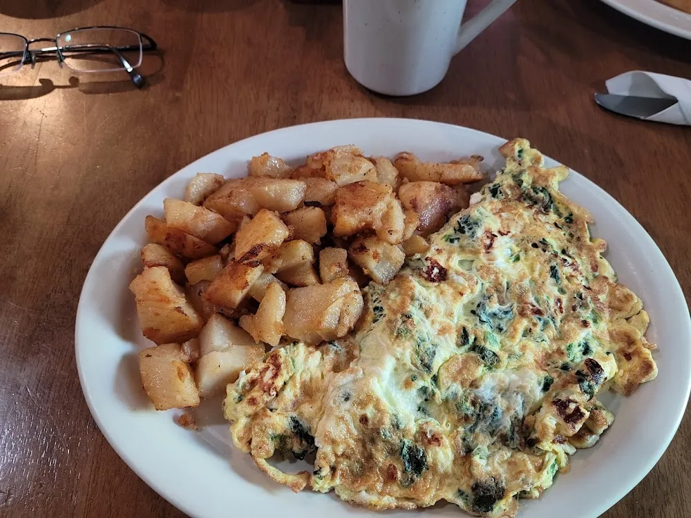 Spinach and Feta Omelette